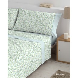 AZUL BEA POLO POLO 090x190/200x30 JUEGO SABANAS ESTAMPADAS