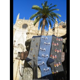 C324 CARLOMAGNO CALCETIN HOMBRE SEMANA SANTA