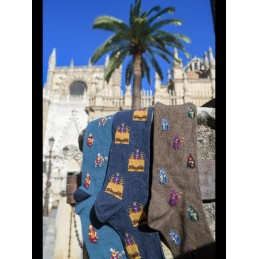 C324 CARLOMAGNO CALCETIN HOMBRE SEMANA SANTA