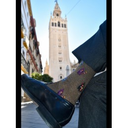 C324 CARLOMAGNO CALCETIN HOMBRE SEMANA SANTA