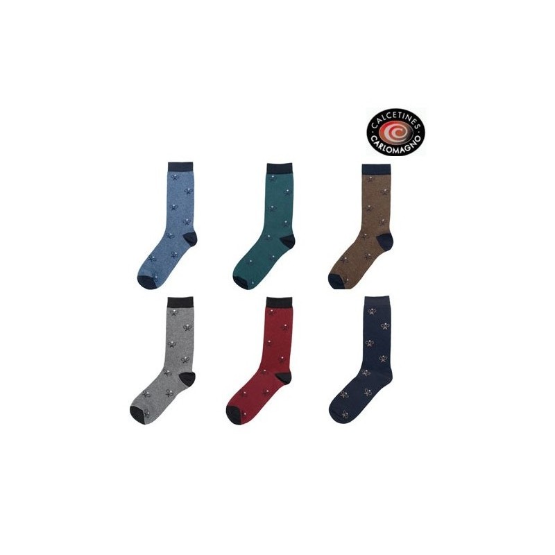 C327 CARLOMAGNO CALCETIN HOMBRE RAQUETAS