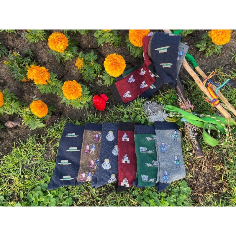 C326 CARLOMAGNO CALCETIN HOMBRE ROCIEROS