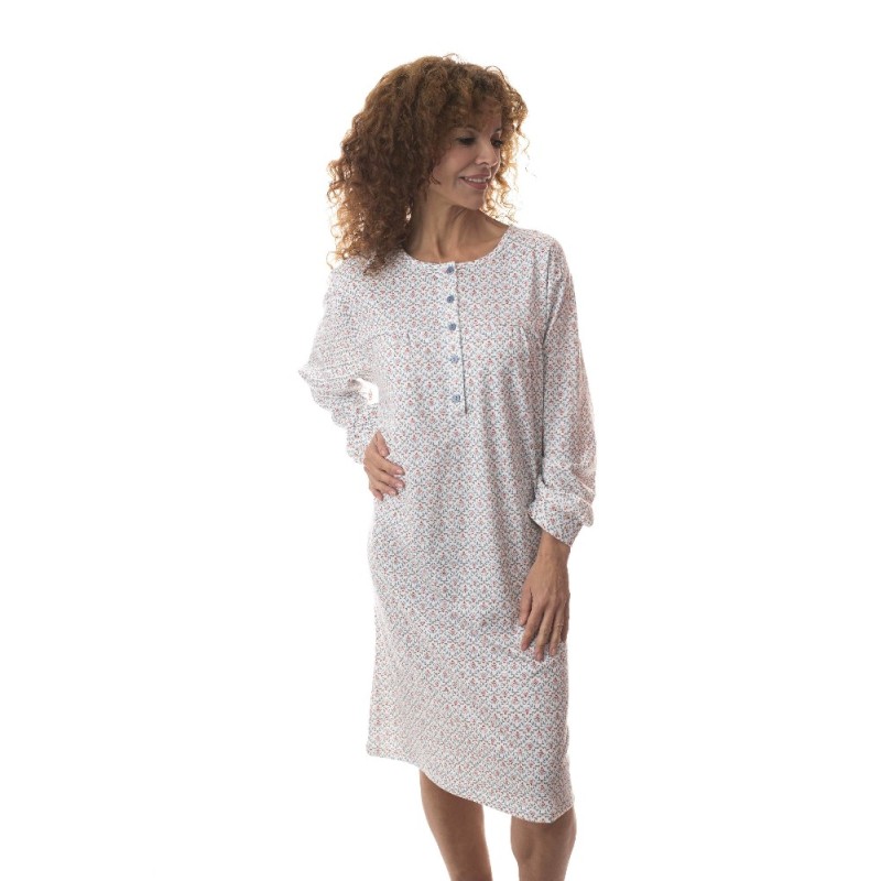 262039 FINDEL 3XL CAMISON MUJER MANGA LARGA ESTAMPADO