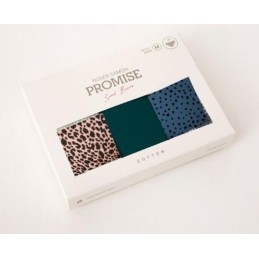 PB1012 PROMISE PACK-3 BRAGA MIDI ALGODON ESTAMPADO "PC1012" 323 Foto