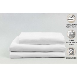 T1201 BURRITO BLANCO 090 JUEGO SABANAS HOSTELERIA MEZCLA