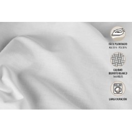 T1201 BURRITO BLANCO 150 JUEGO SABANAS HOSTELERIA MEZCLA