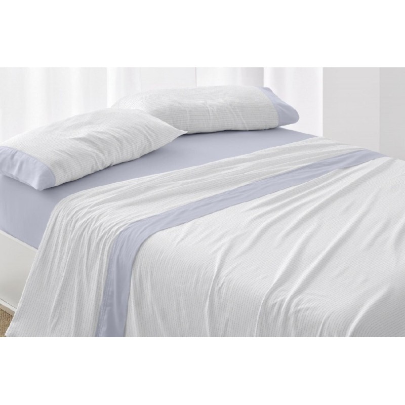 AZUL TR1550 BURRITO BLANCO 135 JUEGO SABANAS ESTAMPADA