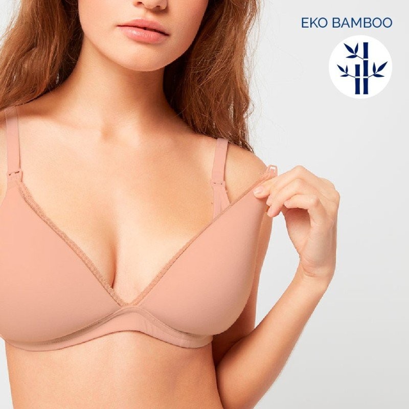 1 0377 C GISELA SUJETADOR MATERNAL EKOBAMBOO Piel Foto