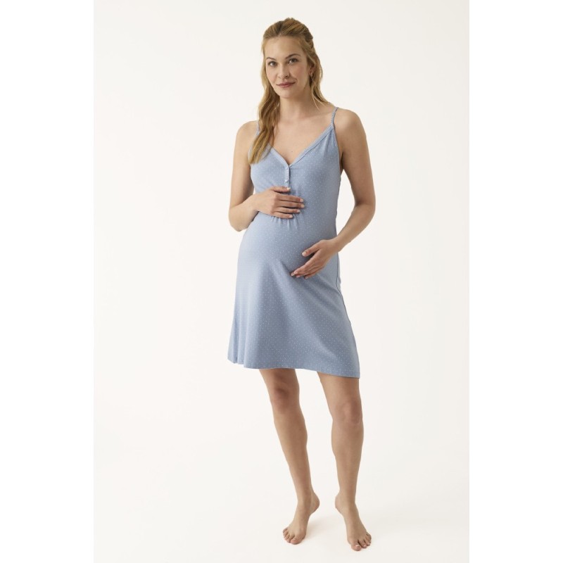 N21161 PROMISE CAMISOLA MATERNAL TIRANTES TOPITOS