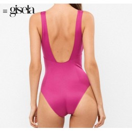 2 30335U GISELA BAÑADOR SIN AROS CORTE LASER Morado Foto