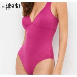 2 30335U GISELA BAÑADOR SIN AROS CORTE LASER Morado Foto