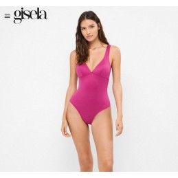 2 30335U GISELA BAÑADOR SIN AROS CORTE LASER Morado Foto