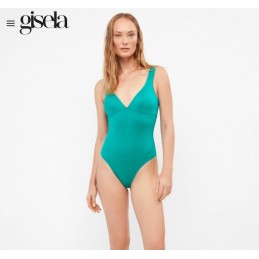 2 30335U GISELA BAÑADOR SIN AROS CORTE LASER Verde Foto