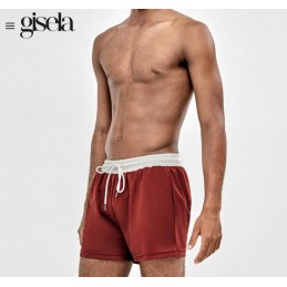 2 30442B GISELA BAÑADOR HOMBRE COMBI Burdeos Foto