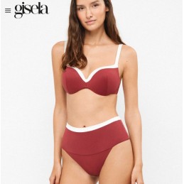 2 30361T B GISELA BIKINI BICOLOR AROS INTEGRADOS