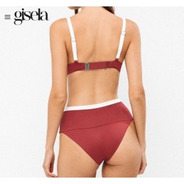2 30361T B GISELA BIKINI BICOLOR AROS INTEGRADOS