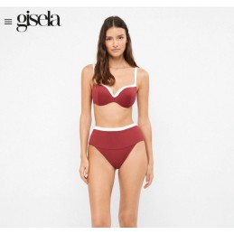 2 30361T B GISELA BIKINI BICOLOR AROS INTEGRADOS