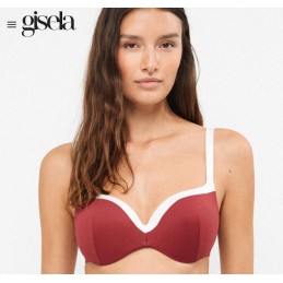 2 30361T B GISELA BIKINI BICOLOR AROS INTEGRADOS