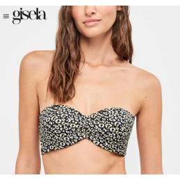 2 30310T B GISELA BIKINI BANDEAU ANIMAL PRINT
