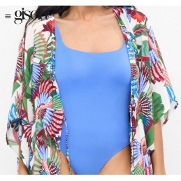 2 40056U GISELA CAFTAN ESTAMPADO TROPICAL