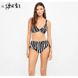 2 30276T C GISELA BIKINI AROS SIN RELLENO CEBRA