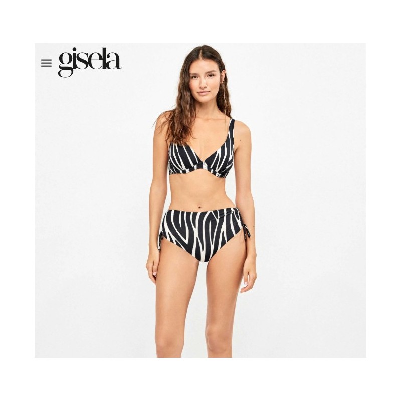 2 30276T C GISELA BIKINI AROS SIN RELLENO CEBRA