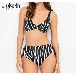 2 30276T C GISELA BIKINI AROS SIN RELLENO CEBRA