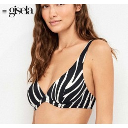 2 30276T C GISELA BIKINI AROS SIN RELLENO CEBRA