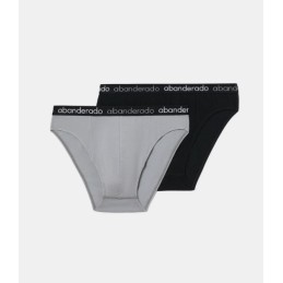 AA595 ABANDERADO PACK 2 SLIP HOMBRE ALGODON ELASTICO Foto 31470
