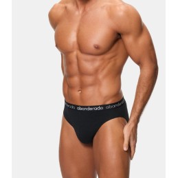 AA595 ABANDERADO PACK-2 SLIP HOMBRE ALGODON ELASTICO Foto