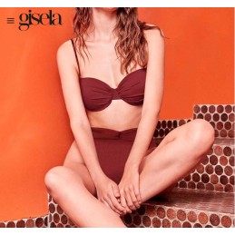 2 30412T B GISELA BIKINI BANDEAU DRAPEADO