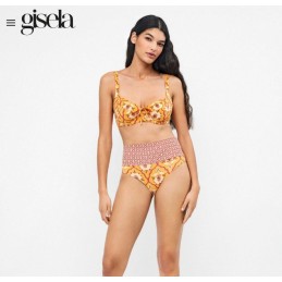 2 30393T C GISELA BIKINI DRAPEADO ESTAMPADO