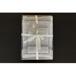 TOX212 BURRITO BLANCO JUEGO TOALLA 3 PZAS