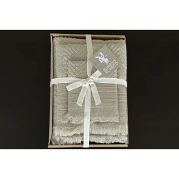 TOX214 BURRITO BLANCO JUEGO TOALLA 3 PZAS