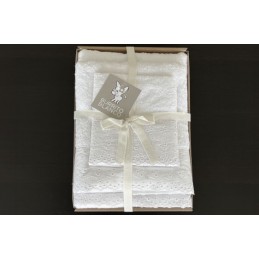 TOX215 BURRITO BLANCO JUEGO TOALLA 3 PZAS