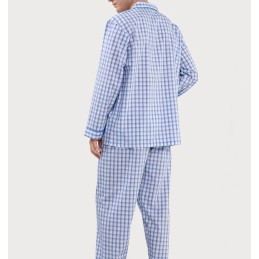 1403-30 NOCTURNO 03-07 PIJAMA POPELIN CUADROS