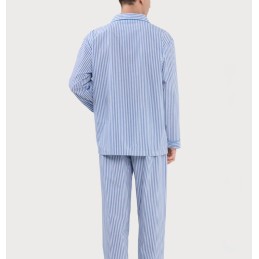 1404-39 NOCTURNO 03-07 PIJAMA POPELIN RAYAS