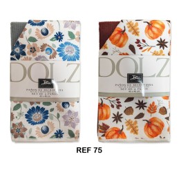 REF 75 DOLZ PACK-4 PAÑOS DE COCINA MICROFIBRA SURTIDOS