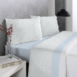 003 CELESTE WEKI REIG MARTI 135x195/200x30 JUEGO SABANA ESTAMPADA 50/50