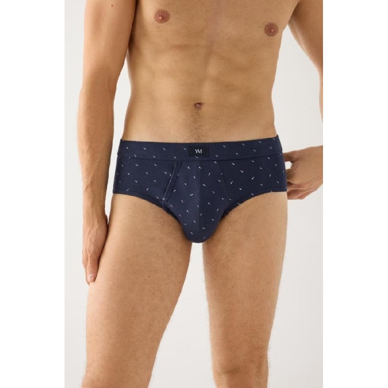 20471 YSABEL MORA PACK-2 SLIP HOMBRE ALGODON