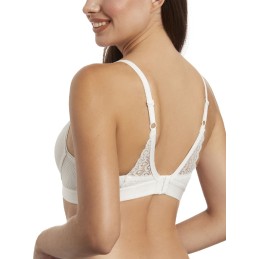 CLOE-B SELENE SUJETADOR SIN AROS ENCAJE JACQUARD Marfil Foto