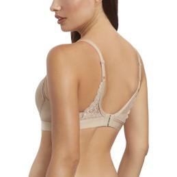 CLOE-B SELENE SUJETADOR SIN AROS ENCAJE JACQUARD Piel Foto