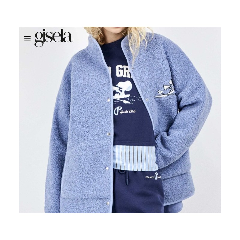 2 20463T GISELA CHAQUETA SNOOPY FELPA PERCHADA
