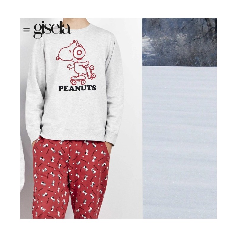 2 20472S GISELA PIJAMA HOMBRE SNOOPY