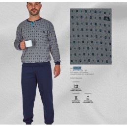 80020 DORMEN M-3XL PIJAMA HOMBRE PUNTO MILANO