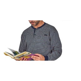 80017 DORMEN M-3XL PIJAMA HOMBRE RAYAS
