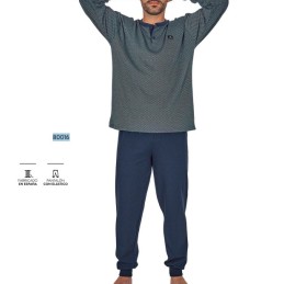 80016 DORMEN M-3XL PIJAMA HOMBRE GEOMÉTRICO