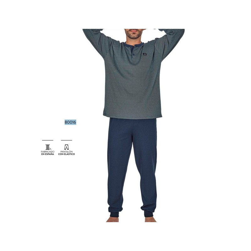 80016 DORMEN M-3XL PIJAMA HOMBRE GEOMÉTRICO