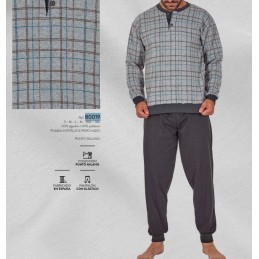 80019 DORMEN M-3XL PIJAMA HOMBRE PUNTO MILANO