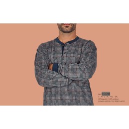 80018 DORMEN M-3XL PIJAMA HOMBRE CUADROS